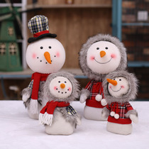 Christmas Four Homes Paparazzi Snowman Doll Seniors Decorate Dolls Swing Pieces Gifts Christmas Tree Scene Pendulum