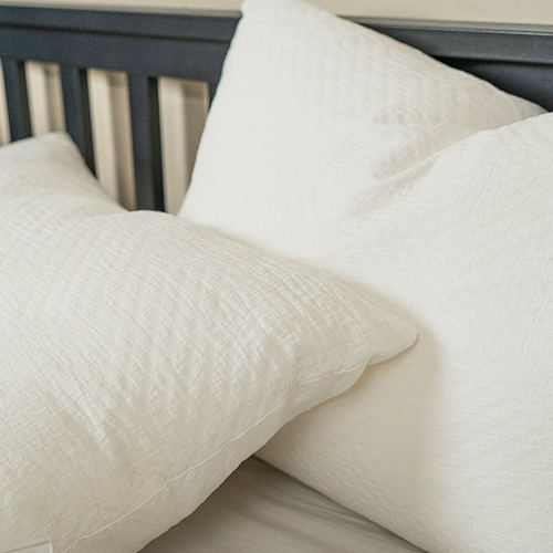 Японский хлопковый белый комплект, 4 предмета, постельные принадлежности