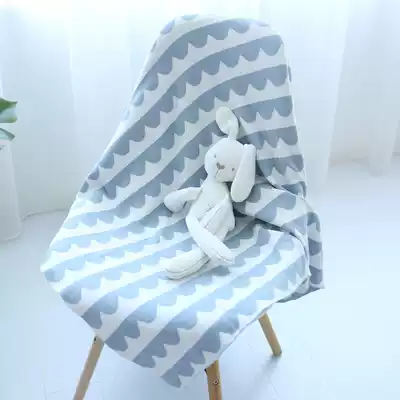 Cotton children's summer Summer nap blanket Cotton stroller blanket Baby cotton blanket Small blanket Small blanket