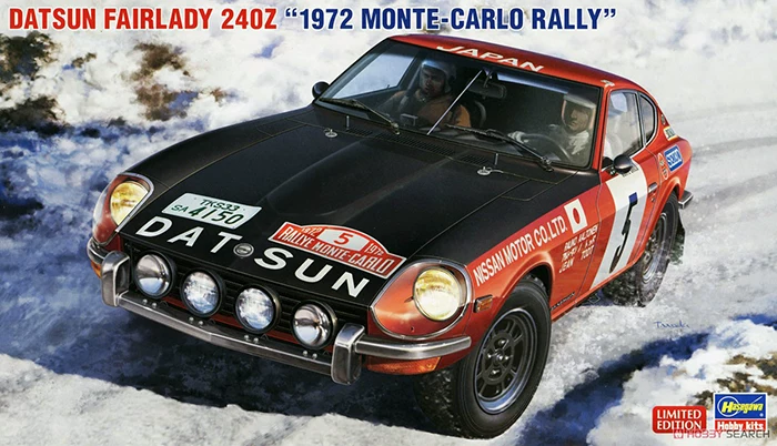 Собранная модель автомобиля 1/24 от Хасегавы Datsun Fairlady 240Z Монте-Карло 20374