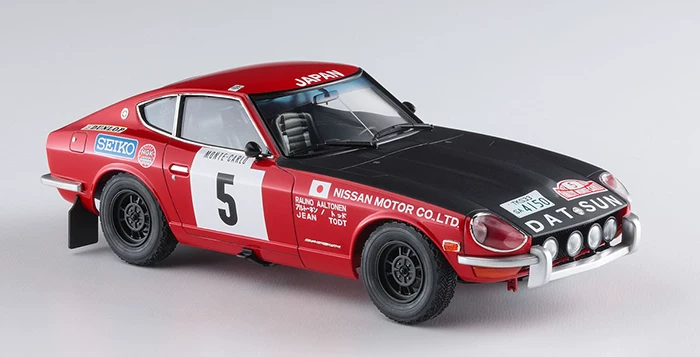 Собранная модель автомобиля 1/24 от Хасегавы Datsun Fairlady 240Z Монте-Карло 20374