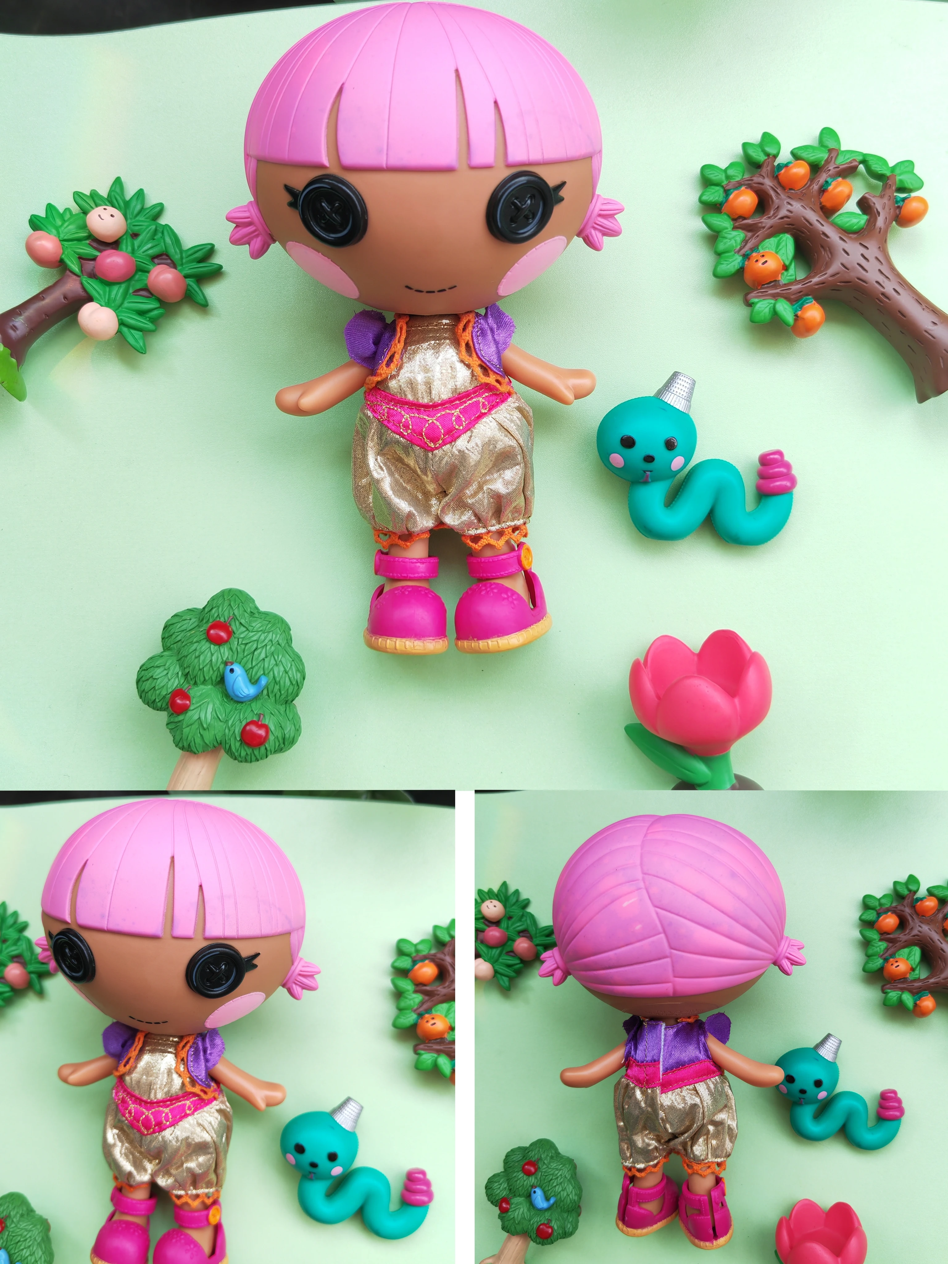 Кукла Lalaloopsy Lele, средняя 18 см, разные варианты с незначительными дефектами (оптом)