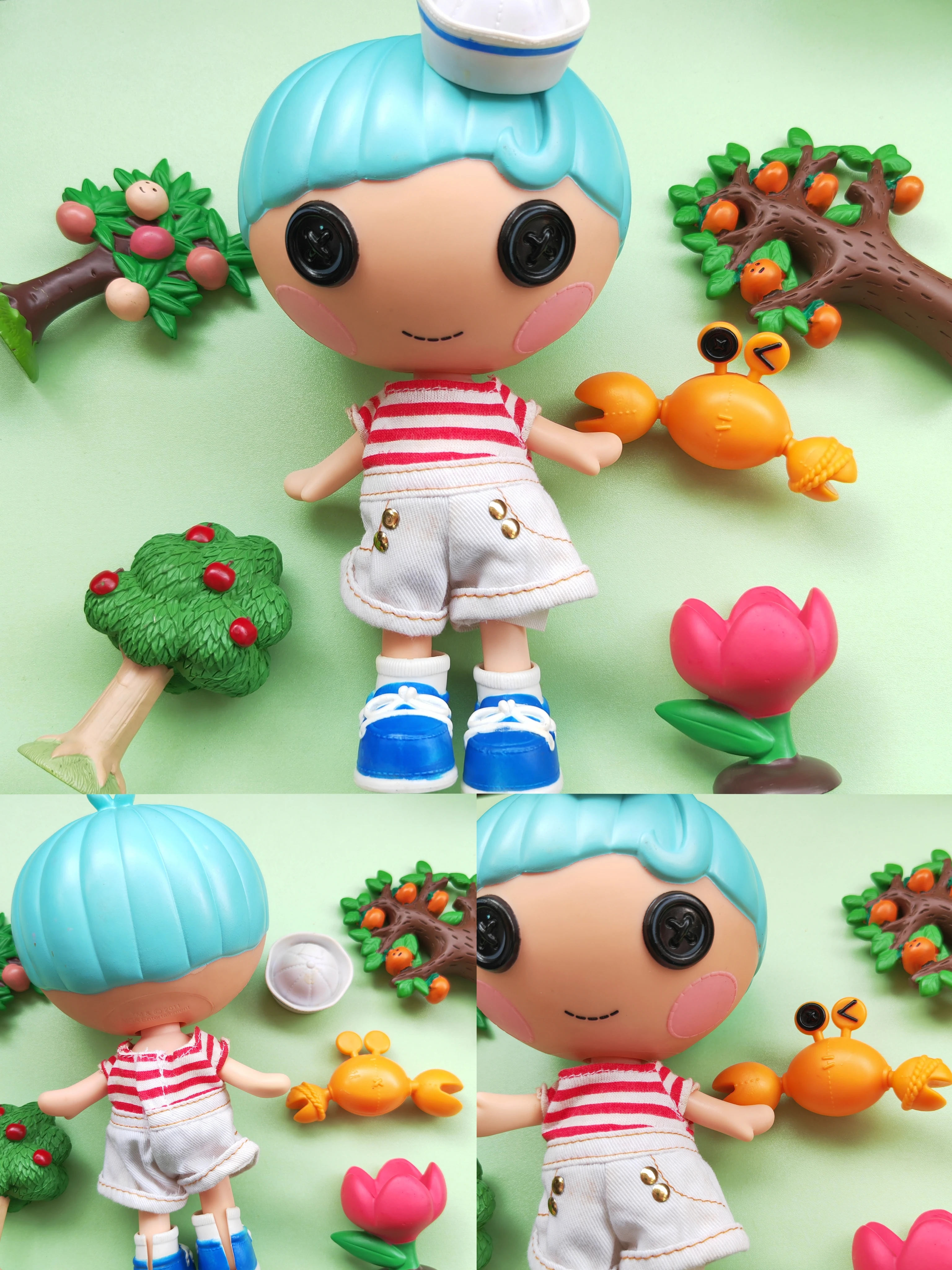 Кукла Lalaloopsy Lele, средняя 18 см, разные варианты с незначительными дефектами (оптом)