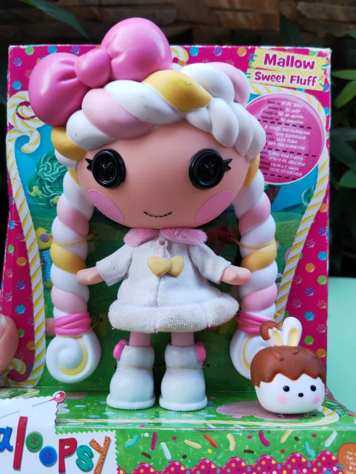 Средняя твёрдая кукла Lalaloopsy Lele, 18 см, русалка/ангел, коллекционная фигурка