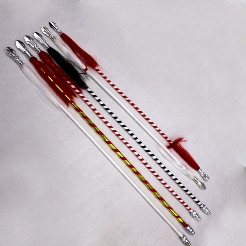 Peking Opera Opera gun props knife Ma Dan Mu Guiying Hongying single and double pistol head rattan rod adult children