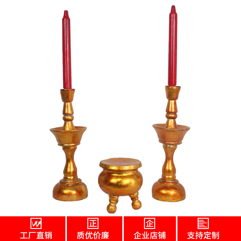 Candleholder Props Drama Opera Peking Opera Dance Stage Film and TV Performance Costume Props Candle-scented Incense Stove Pendulum