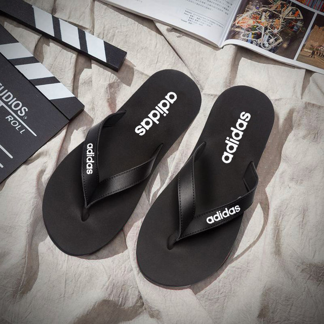 Adidas Adidas flip-flops ຜູ້ຊາຍເຮືອທຸງຢ່າງເປັນທາງການຂອງແທ້ summer outdoor beach shoes ເກີບກິລາຜູ້ຊາຍ