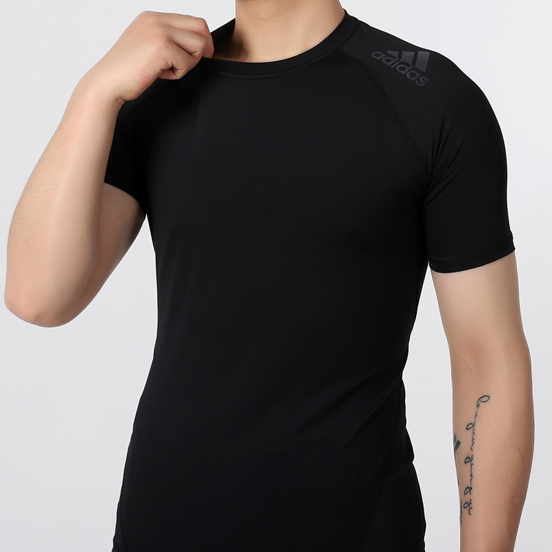 Cf7235 / Black Quick DryingAdidas Short sleeve male T-shirt Official website 2021 summer new pattern ventilation Half sleeve Quick drying jacket motion Compassionate T-shirt