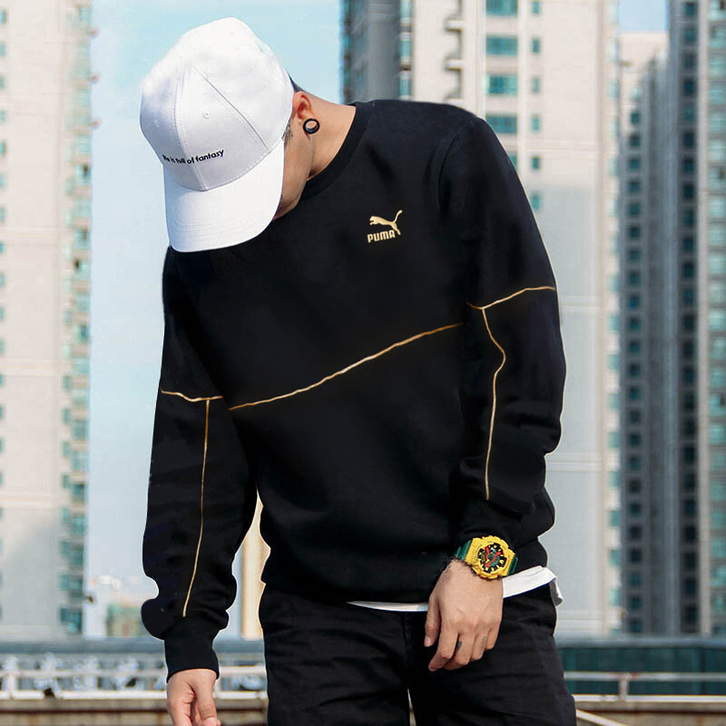 PUMA Puma Men's jacket official flagship official website 2022 spring summer new men's casual treehead jersey man