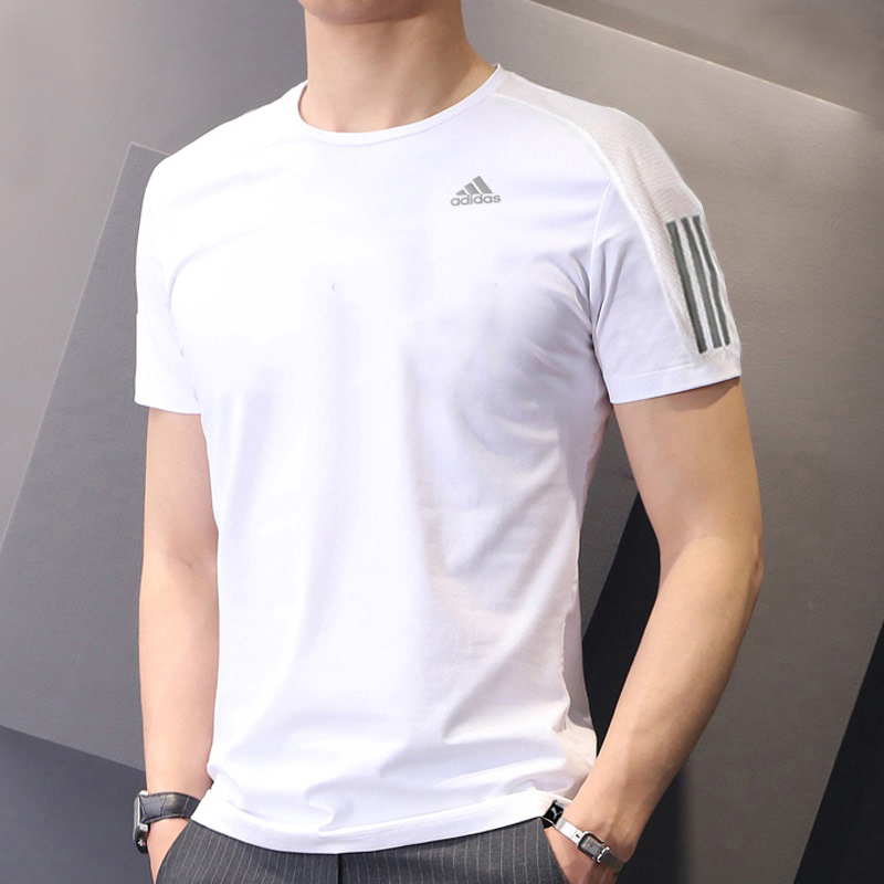 Gj9963 / White Quick DryingAdidas Short sleeve male T-shirt Official website 2021 summer new pattern ventilation Half sleeve Quick drying jacket motion Compassionate T-shirt