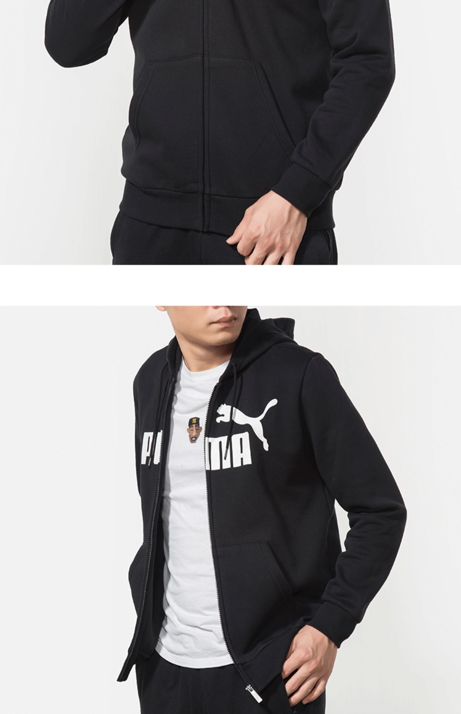 Áo khoác nam PUMA PUMA nam 2019 mùa thu mới đích thực nam thể thao áo khoác giản dị áo khoác thể thao trùm đầu - Áo khoác thể thao / áo khoác áo khoác nữ thể thao