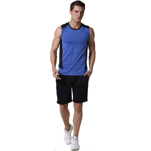 Летний эластичный дышащий быстросохнущий желтый жилет для спортзала, в обтяжку, для бега