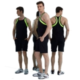 Динамичный велосипед для спортзала, жилет, штаны, спортивное джерси, летний комплект, в обтяжку