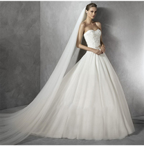 Star veil bridal main wedding dress white long champagne tailed head yarn headdress Super fairy marriage vintage