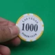 Texas Holdem Chips với lõi sắt LASVEGAS Mahjong Baccarat 0318 Đồng xu bằng nhựa mờ - Các lớp học Mạt chược / Cờ vua / giáo dục