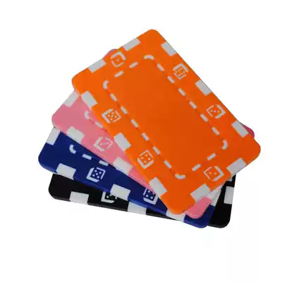 Texas Hold'em chip tokens 0101 Rectangular Mahjong chess and card room Applicable chip cards Custom chip coins