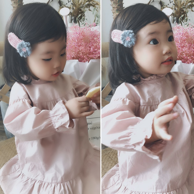 Trẻ em phụ kiện tóc kẹp tóc kẹp clip bé mũ bé gái công chúa thẻ cô gái hoa cô gái đan len hoa dây buộc tóc hot nhất hiện nay