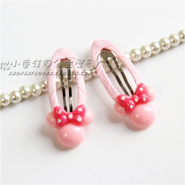 Một cặp phụ kiện tóc trẻ em kẹp tóc hình dạng dễ thương acrylic bé kẹp tóc cô gái bangs clip cô gái mũ nón dây buộc tóc đẹp