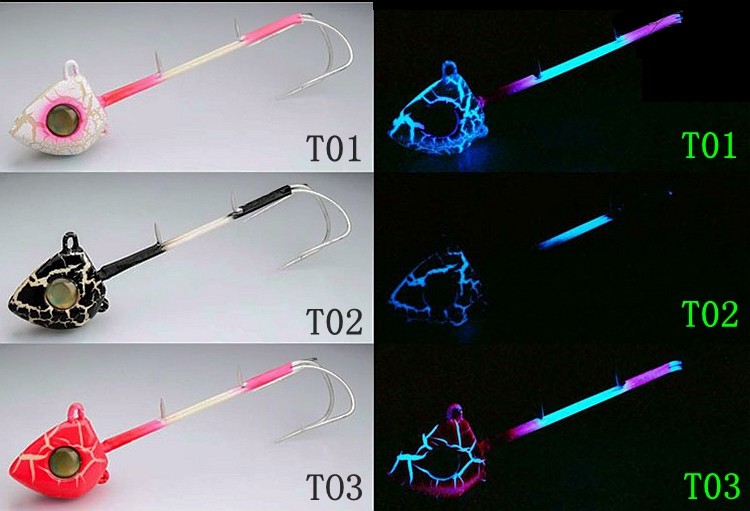 夜光魔爪太刀魚天亞釣組jiggingmaster深海船釣白帶魚鉤180克系列