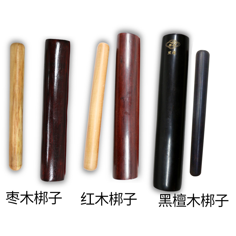 Yu opera Zizi Peking Opera Qin Cavity Drama Opera Ebony Mahogany Miscellaneous Wood Two Stick Hammer Henan Province Professional Handmade Instruments