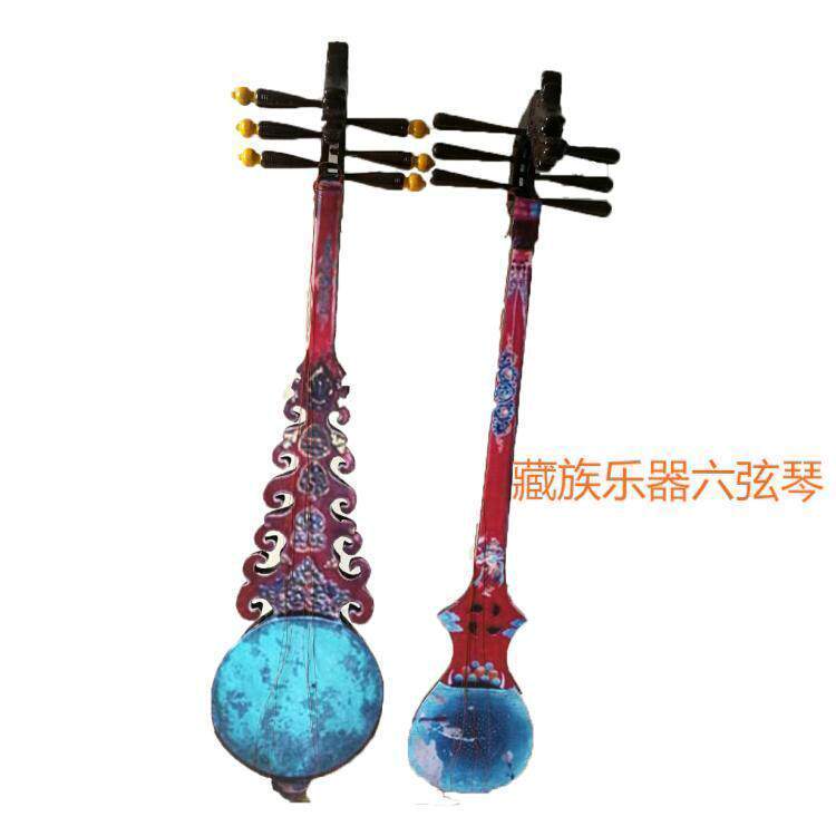 Six-tube Tibetan musical instrument drama piece faucet