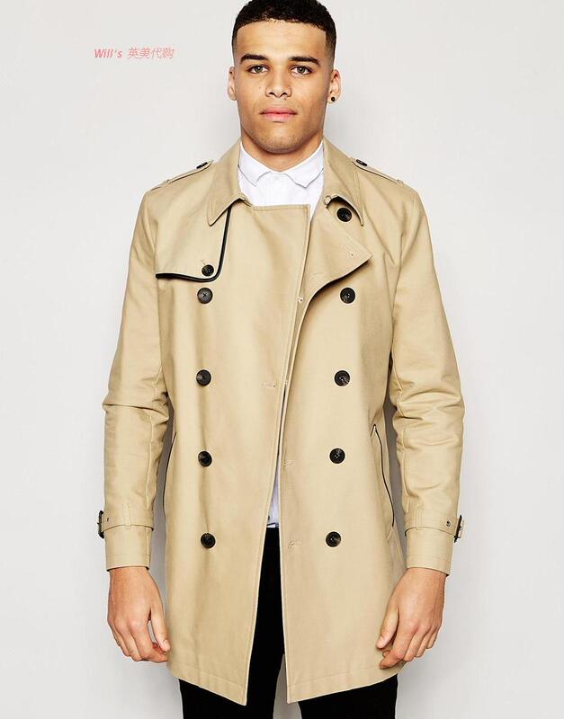 Special Offer: Asos Rainproof Textured Double-Breasted Trench Coat/Jacket/Khaki Long Trench Coat Special Offer: Asos Rainproof Textured Double-Breasted Trench Coat/Jacket/Khaki Long Trench Coat