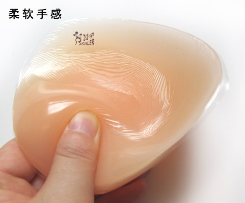 Nhà máy trực tiếp mềm cảm ứng vật liệu silicon chèn ngực rủ xuống nâng ngực ra ngoài rãnh mở rộng mút xốp