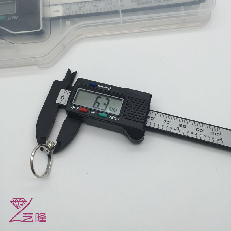 Electronic thickness gauge Gauge Cruise scale Number of graphics cards Ruler Measure Pearl Diamond Gem Jade text Play jewelry and other dimensions