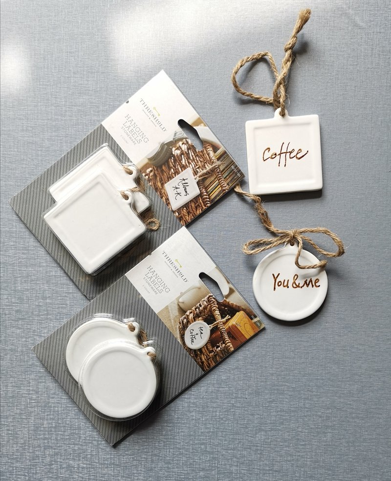 Small words 2007 export list original packaging DIY ceramic listing goods identification card graffiti card 2 packs