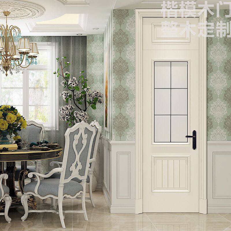 Role Model Wooden Door European Style Brief European And European Style Modern Minimalist Port Style Interior Finishing Soundproofing Silent Solid Wood Bedroom Door