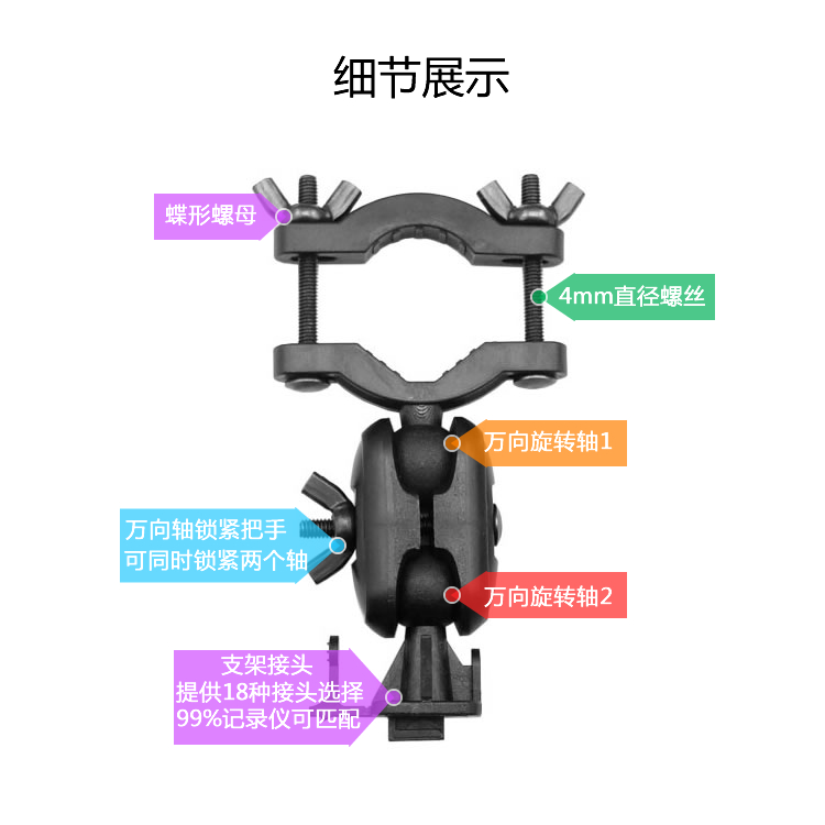Lái xe ghi lại phía sau khung gương cực mỏng phổ chuyển đổi phổ cơ sở định vị GPS khung điện thoại di động - GPS Navigator và các bộ phận giá định vị xe ô tô