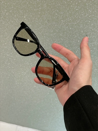 Мужские трендовые солнцезащитные очки на солнечной энергии, в корейском стиле, изысканный стиль, защита от ультрафиолета