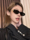 Gm Sunglasses for Women 2025 New Model Cat-Eye Narrow Frame High-End Polarized Anti-Uv Sunglasses for Square and Round Faces