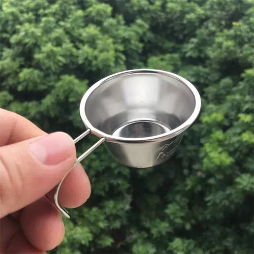 Чайная чашка, посуда из нержавеющей стали, чай, бокал, защита от ожогов, нержавеющая сталь AISI 304, 30 мл