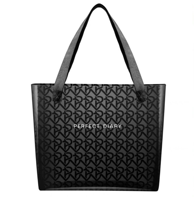 Perfect diary canvas printed single shoulder pack PVC female fashion casual tot bag with environmental protection shopping bag