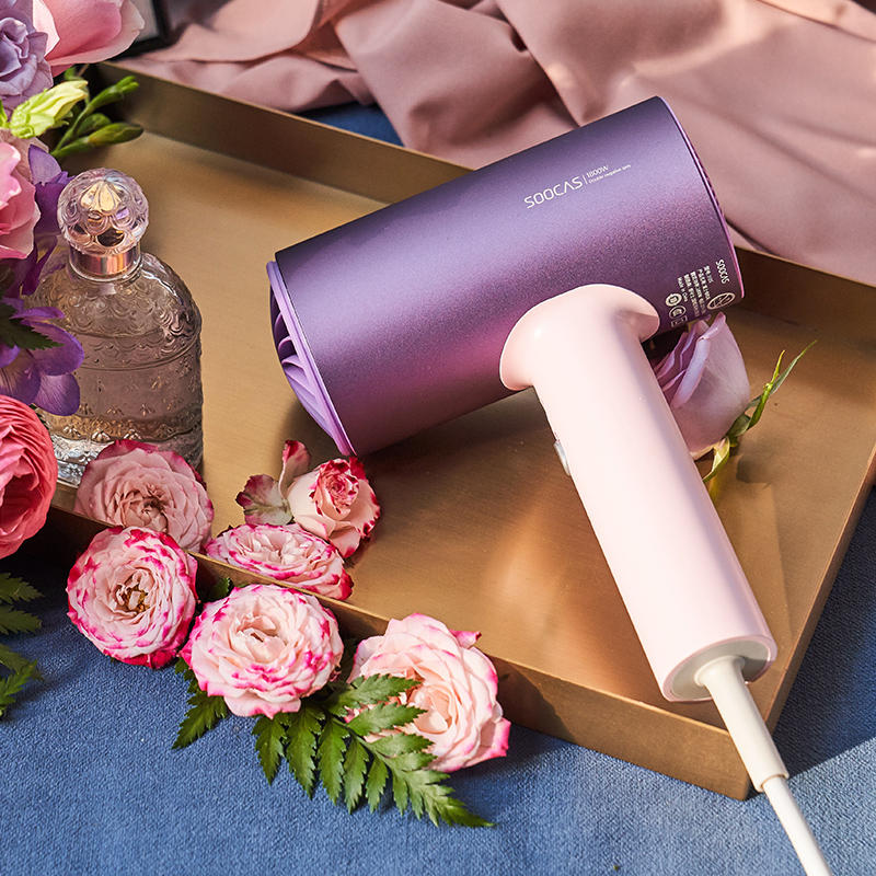 Vegan negative ion hair dryer High power Home Power Blow Wind Dryer Girls Small Smart Speed Dry Dorm Room 