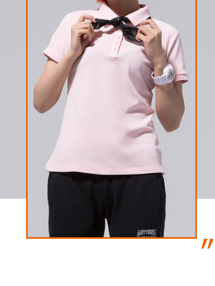 Li Ning ngắn tay áo polo nữ mới thời trang thể thao loạt thời trang áo sơ mi đan đơn giản ao polo nu