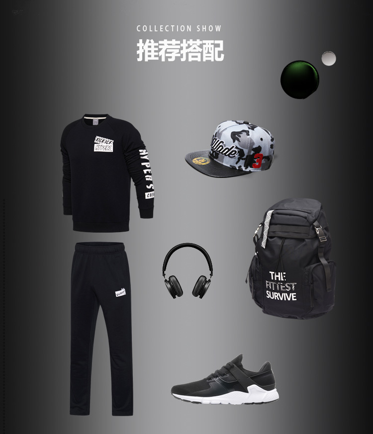 Li Ning áo len nam thời trang thể thao loạt áo thun dài tay ấm vòng cổ của nam giới thể thao áo sweater nữ form rộng