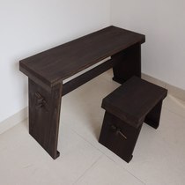 Guqin table stool portable disassembly paulownia antique tea table dark assembly resonance calligraphy table Chinese learning table