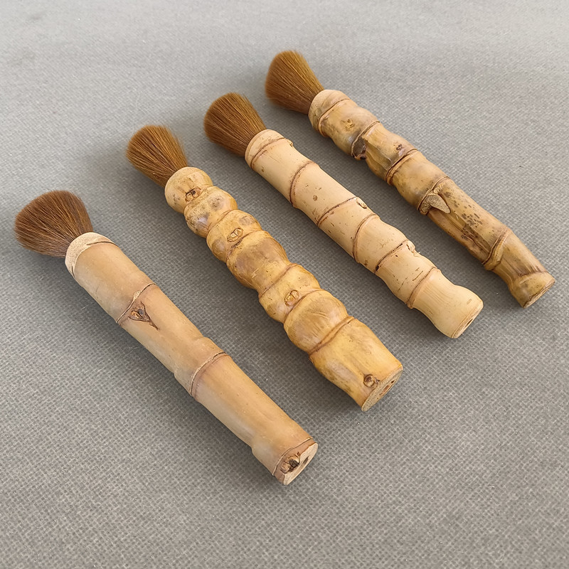Guqin brush carbonized bamboo soft brush guzheng brush rosewood ash brush beginner musical instrument cleaning brush
