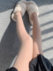 Water-gloss socks, one-piece plus velvet, thickened bare legs artifact, spring and autumn socks, flesh-colored stockings, pantyhose