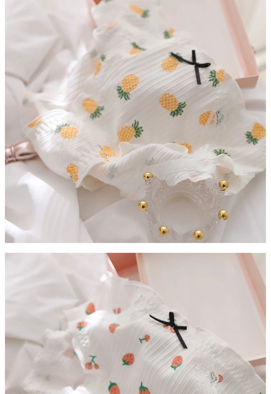 Đồ lót nữ cotton kháng khuẩn Cô gái hàn quốc mặc quần đùi ngọt ngào giữa eo cô gái quần trái tim jk béo lần - Eo cao