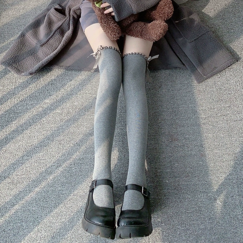 Гольфы, милые кружевные носки с бантиком, кружевное платье