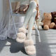 Lolita Autumn and Winter Fleece-Lined Thick White Stockings Pantyhose Girl's Sweet Style Outfit Milky White Pantyhose