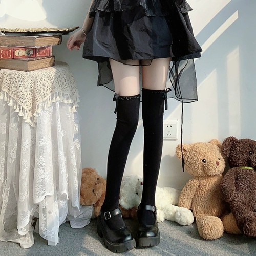 Гольфы, милые кружевные носки с бантиком, кружевное платье