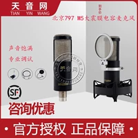北京797 M5 Wired с большой шоковой пленкой емкость Микрофон Запись Live K Singer Voice Microphone Guitar