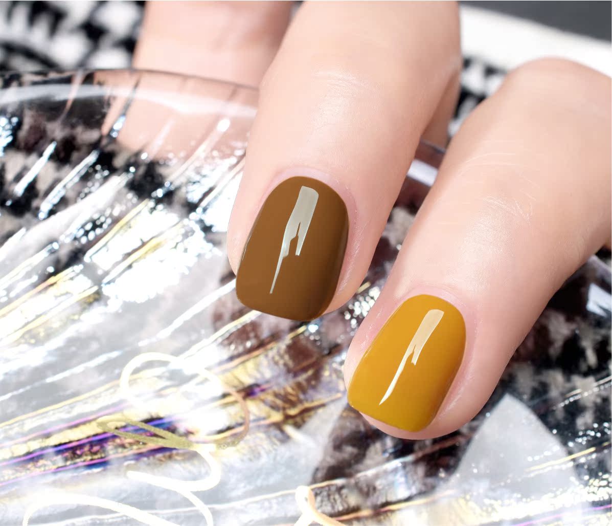 JennaJessie 正 Barbie Nail Ba Lan Keo Nail Có thể tháo rời Quang trị liệu 蔻丹 彩 胶 091-092 Vàng - Sơn móng tay / Móng tay và móng chân mẫu nail màu trắng