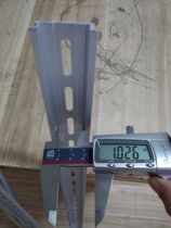 Special price Jiangsu Zhejiang and Shanghai international standard aluminum guide rail 1 meter long electrical installation aluminum rail spot aluminum rail strip