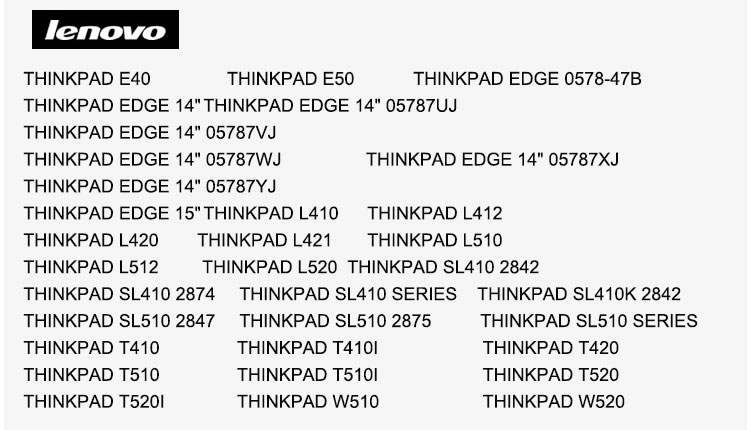Lenovo SL410K pin pin máy tính xách tay E40 E50 E420 E520 T410 T420 T510 - Phụ kiện máy tính xách tay túi đựng laptop hp