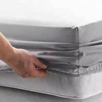 Bed hat solid color single piece cotton bed hat single set non-slip spring cushion cover mattress protection cover summer bedspread